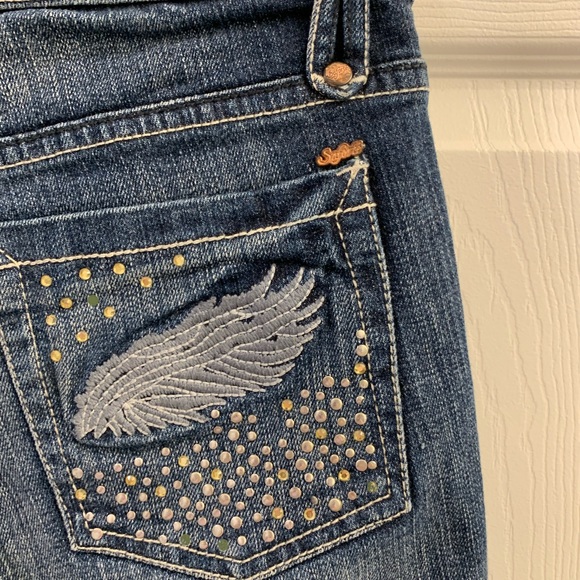 Gorgeous Saforte Flare Low-Rise Jeans - Picture 4 of 7